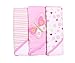 Spasilk Baby 3 Pack Soft Terry Hooded Towel Set for Newborn Boys and Girls, 26x30 Inch, Pink Butterfly, (301-007)