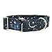 T.A.Bird Outer Space Dog Collar Galaxy Martingale Dog Collars Planet Dog Collar Extra Large Dog Collar XL Collar Thick Dog Collars(M)