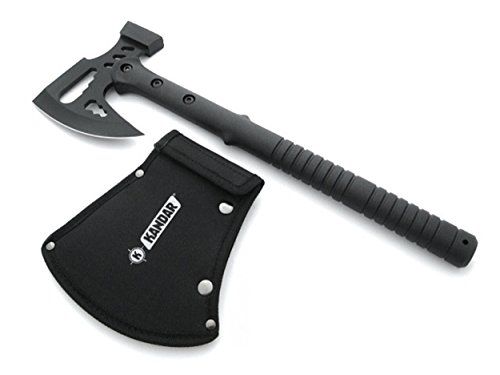 OS4YOU 42cm Black multifunktions Hammer Downrange Tactical Tomahawk Typ M-48 Hawk SWAT - FBI - Axt - Beil – Bild 5