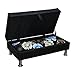HOMCOM Twin Size Faux Leather Convertible Sofa Bed with Storage Ottoman, Steel Frame, and 2 Pillows, Black