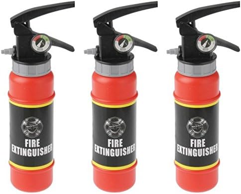 Fire Extinguisher Design Water Squirter Toys - 3 Pack