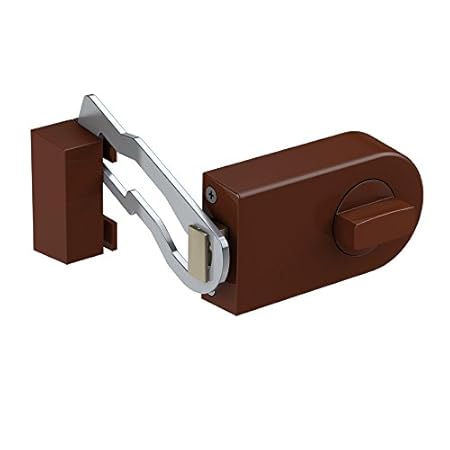Basi® Kastenzusatzschloss mit Sperrbügel KS500 Tür-Zusatzschloss verschiedene Farben R1306-0204, Braun