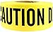 3 in X 1000 FT 2 MIL Barricade Safety Tape Caution Do Not Enter Yellow/Black Print
