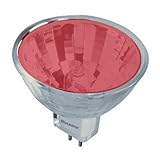 Bulbrite 637320 - FTD/R - Red 20 Watt MR11 Style Halogen Light Bulb, 12 Volt, 36 Degree Beam Spread