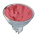 Bulbrite 637320 - FTD/R - Red 20 Watt MR11 Style Halogen Light Bulb, 12 Volt, 36 Degree Beam Spread