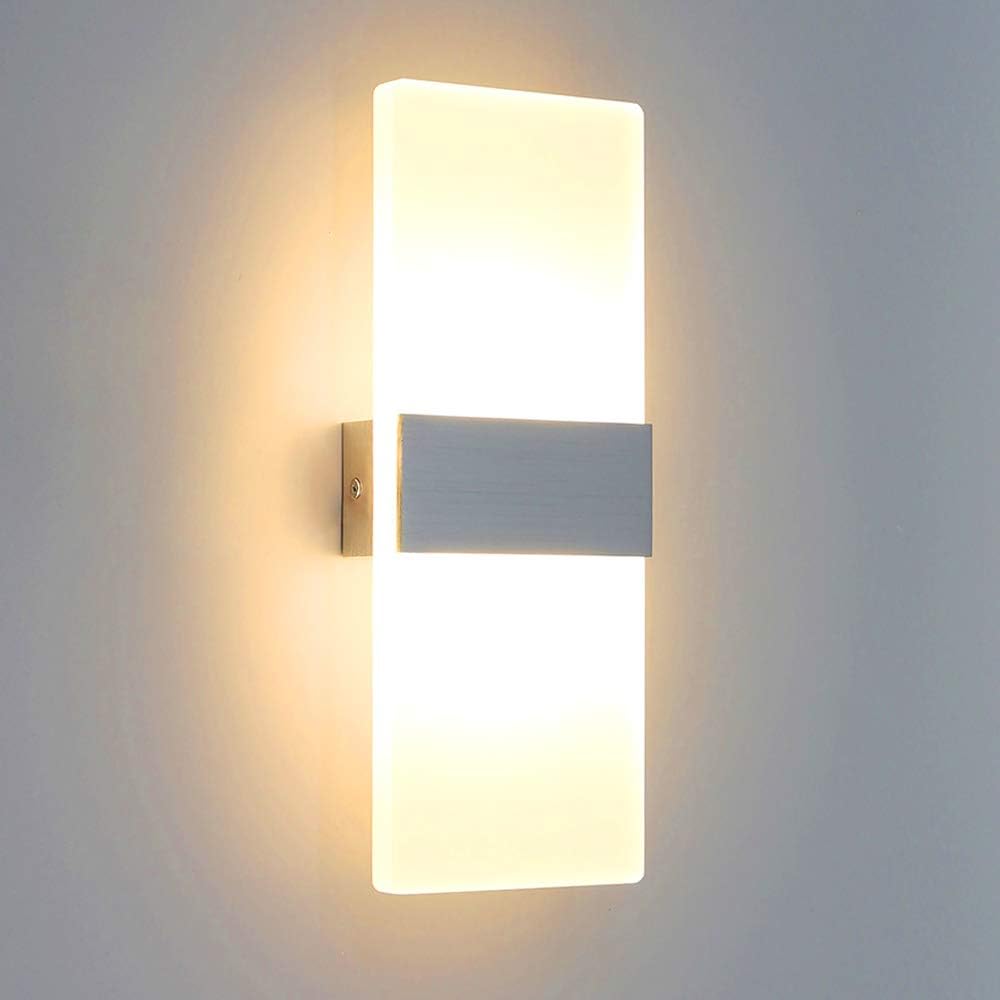 Lightess Apliques de Pared LED Lámpara de Pared Interior Moderna