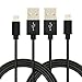Micro USB to USB Charging Cable 2Pack 6.6FT Nylon Braided data Cord USB 2.0 A Male to Micro B Charge and Sync Cord for Android/Samsung/HTC/LG/Motorola/Sony/Windows/MP3/Camera