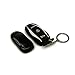 Topfit For Tesla Key Fob Cover Model S&3 Silicone Key Chain for Tesla Model S Key Case Cover Holder (Black Red 2 of Set)