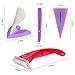 [Special Styling Tools]Bikini Trimmer Shaver for Women, Pubic Hair Razor and Bikini Shaving Stencil Private, New Design (Heart Straight Triangle)