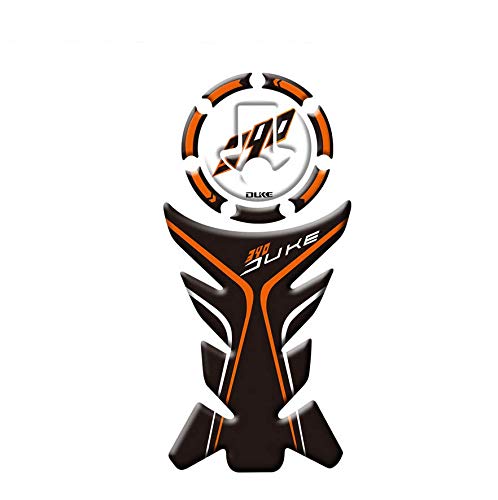 Motorcycle Resin Raised Fuel Tank Pad Protector Decal Sticker For KTM DUKE 390