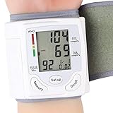 Tmalltide Digital LCD Wrist Blood Pressure Monitor