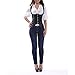 MUKA Gray Punk Vest Corset Top Bustier Waist Cincher Plus Size Lingerie