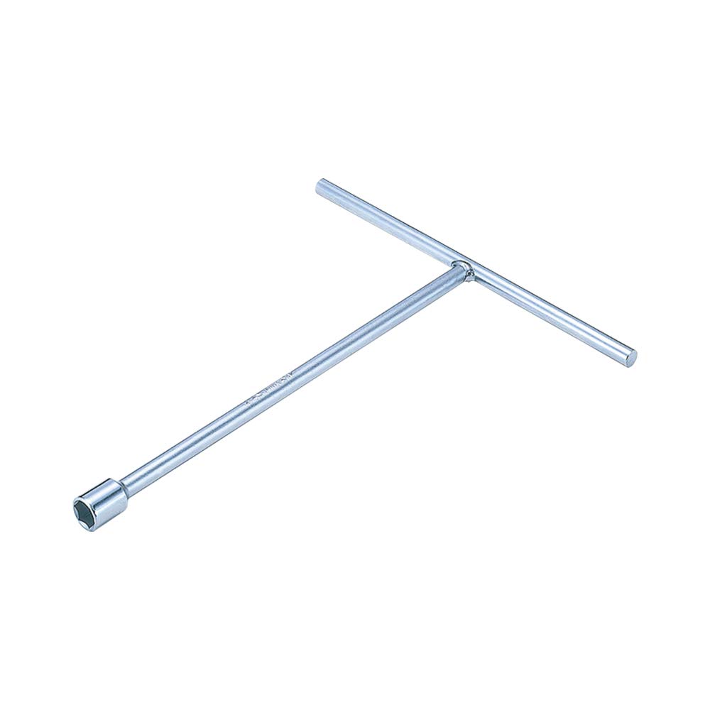 KING TONY 118511M T-Type Alloy Steel Standard Socket Wrench, 11 mm Size, 250 mm Length, Pack of 10
