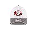 NFL San Francisco 49ers 2016 Training Camp Team Color 39THIRTY Stretch Fit Cap, Medium/Large, White/Gray Heather