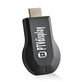 PTVdisplay Dongle Wireless HDMI Display Adapter,HDMI TV Stick Miracast DLNA Airplay for IOS Apple iPhone iPad Android Smartphone Windows Mac