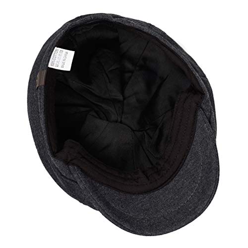 VORON Newsboy hat Men Adjustable Newsboy Cap Cotton Autumn and Winter