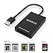 XQD Card Reader, Cateck USB 3.0 XQD/SD Card Reader Dual Slot Memory Card Reader 5Gpbs Super Speed Compatible with Sony G/M Series, Lexar 2933x/1400x USB Mark XQD Card, SD/SDHC Card for Windows/Mac OS