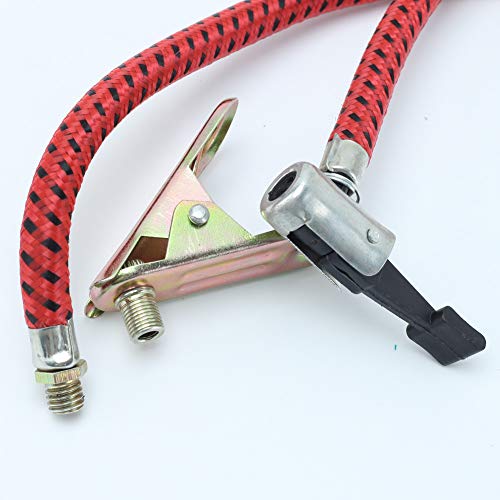 Bicycle Mini Portable Air Pump Flexible Rubber Tube Hose Replacement - Thumbnail 3