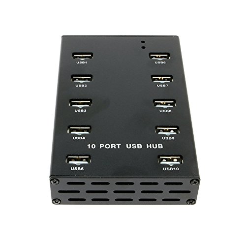 Sipolar 10 Port USB 2.0 HUB Great for Bitcoin Miner