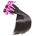 Jaja hair 8A Peruvian Virgin Hair Straight Hair 3/4 Bundles Deal 100% Unprocessed Silky Straight Human Hair Weave Weft Extensions Natural Color Can be Dyed