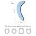 saounisi Toilet Seat Cover Washable, Padded Cushion Warm Soft Thick Fuzzy Round Elongated Washable Disposable Large Blue 1 Pack