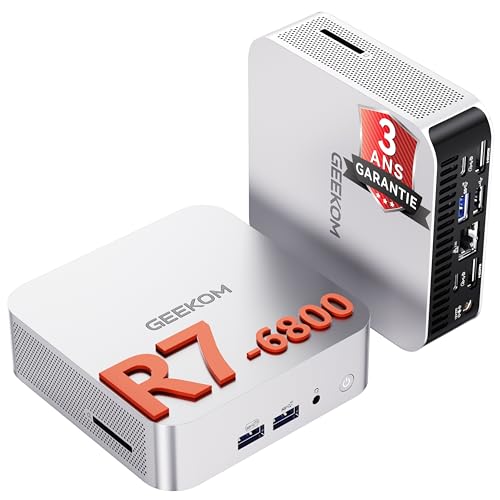 A6 Mini PC avec AMD Ryzen 7 6800H, Radeon 680M, 1To PCIe 4.0 SSD