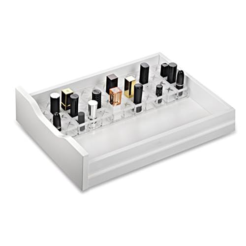 Byalegory Acrylic Lipstick Makeup Organizer With Removeable