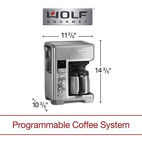 WOLF GOURMET Programmable Coffee Maker System with 10 Cup Thermal