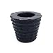 Do4U Umbrella Cone Umbrella Wedge Parasol Base Stand Patio Table Hole Ring Plug (Carbon Black)