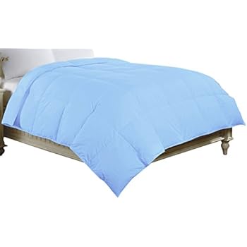 Amazon.com: Cotton Twin XL Sky Blue Comforter | Down
