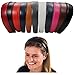 CoverYourHair Faux Leather Headbands – Hard Headbands – Wide Hairbands – Hair Accessories - 12 Pack