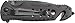 TAC Force TF-637 Series Assisted Opening Folding Knife, Black Half-Serrated Blade, 4-1/2-Inch Closed