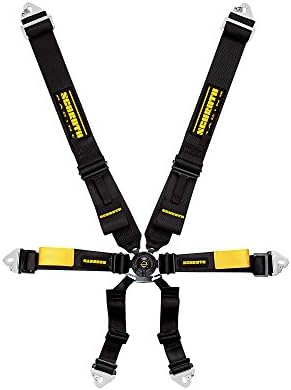 Schroth Enduro 6 Point Racing Harness for use with HANS Devices - Snap In - Black