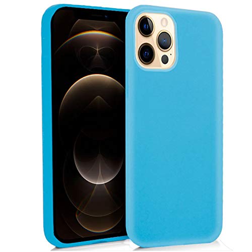 Cool Silicone Case for iPhone 12 Pro MAX (Light Blue)