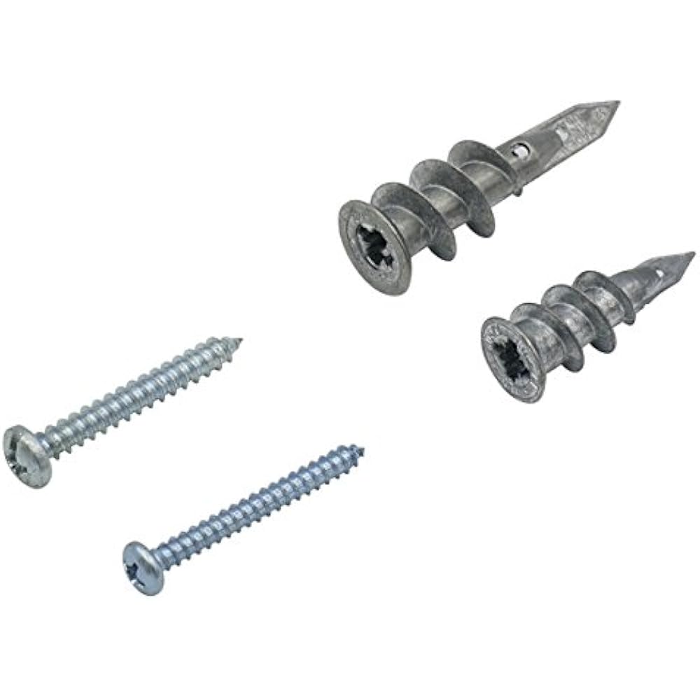 Self Drilling Drywall / HollowWall Anchor Kit Screws, 100 Pieces