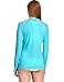 Baleaf Women's Surf UV Sun Protective Long Sleeve Rashguard UPF 50+ Blue Atoll Size L
