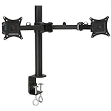 Dayton Audio Shadow Mount DESKARM-D Articulating Desktop Dual LCD Monitor Mount 13