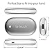 Letouch Rechargeable Hand Warmer 5200mAh Power Bank, Portable USB Electric Hand Warmers Double-Sided Heating Mobile External Battery Charger Best Gift in Winter for Women,Man (Silver)
