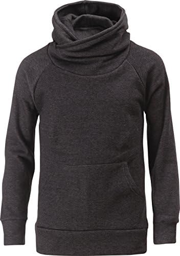 WSTYLE Men's Long Length Turtleneck Hoodie Pullover with Pocket_KHAKI_S