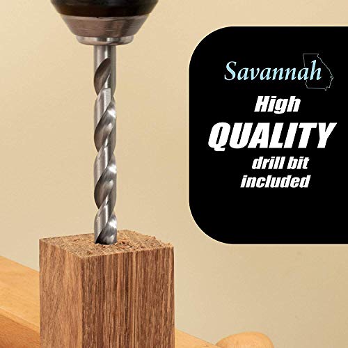 1-x-8-tpi-Bottle-Stopper-Chuck-with-Pilot-Hole-Drill-Bit-Designed-To-Mount-A-Bottle-Stopper-Blank-To-Your-Lathe-Without-Using-A-Jaw-Chuck-For-use-with-38-x-16tpi-Bottle-Stoppers