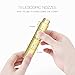Atomizer Perfume Bottle, Empty Refillable Portable Mini 10ml Perfume Spray Bottles,Pocket Travel Perfume Sample Bottles,（Golden+Purple ）