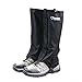 TRIWONDER Leg Gaiters Waterproof Snow Boot Gators Hiking Gaiters Men Women for Walking Climbing Hunting Cycling Backpacking Lightweight Rain Shoe Gaiters (1 Pair) (Black, S)