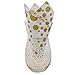 100 White Decorative Gold Dots Paper Luncheon Napkins Bulk Pack for Birthday Baby Bridal Shower Wedding 50th Anniversary Dinner and Confetti Party Supplies by Gift Boutique
