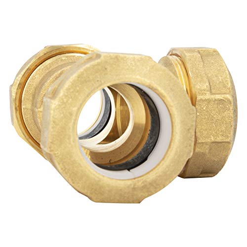 PE 20 x PE 20 x PE 20 T-Stück Steckmuffe Klemmverbinder aus Messing für PE-Rohr I idealer Steckverbinder für Industrie I… – Bild 4