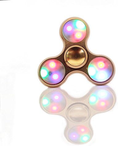 Jayang-ro LED Light Changing Fidget Tri-Spinner Hand Spinner Toy For Autism ADHD Anxiety