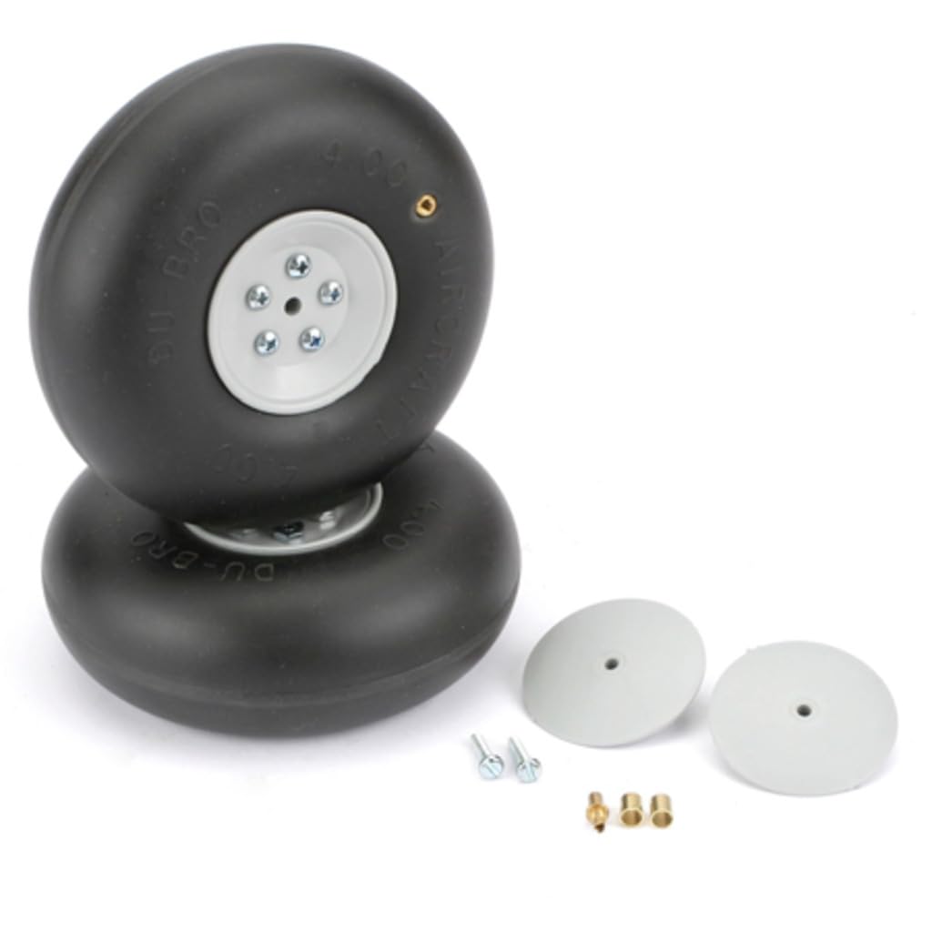 Photo 1 of Du-Bro 400RV 4" Diameter Big Wheel (2-Pack)