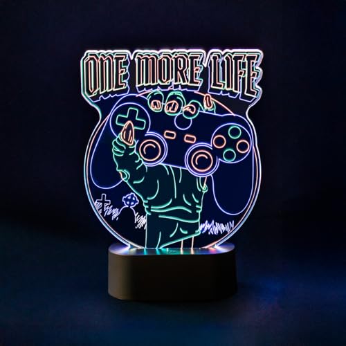 Grupo Erik LED Lamp - Gameration | Desk Lamp Table, Mood Light, Gaming Light | Gamer Gifts Under 20 Pounds, Gaming Accessories, Gamer Bedroom Accessories
