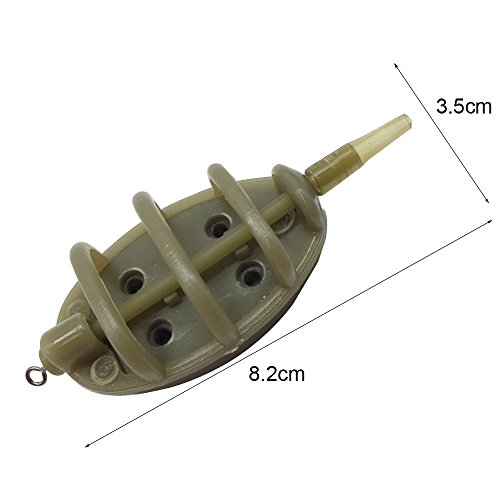 RG Karpfenangeln Inline Methode, Futternäpfen Führt mit Einfach Release Form Grob Carp Baits Kunstköder Zubehör Geht – Bild 3