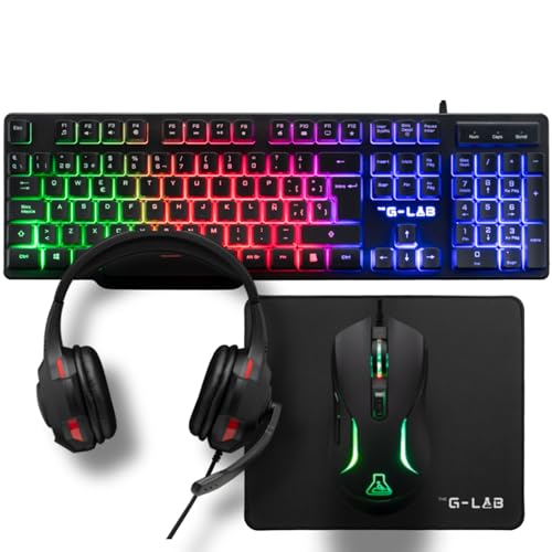 Combo Sulfur - Pack Gaming 4 en 1 Teclado Ratón Cascos