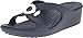 crocs Women's Sanrah Beveled Circle W Wedge Sandal, Navy/Navy, 7 M US